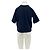 Autre Marque Top marino a maniche corte Blu navy - vista 2