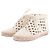 Baskets espadrilles Céline en cuir tissé blanc