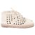 Baskets espadrilles Céline en cuir tissé blanc - vue 2