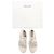 Baskets espadrilles Céline en cuir tissé blanc - vue 9