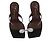 Giuseppe Zanotti Sandali "30TH Anniversary" in pelle nera Nero - vista 7