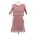 Autre Marque LOVE SHACK FANCY Smockkleid Rosa Kurzarm Pink