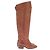 Vanessa Bruno Bottes en cuir marron - vue 4