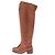 Vanessa Bruno Bottes en cuir marron - vue 5