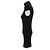 Vestido negro sin mangas de algodón Rick Owens - vista 4