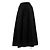 Falda larga negra de algodón Balenciaga Negro - vista 2