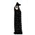 Céline Midikleid aus schwarzem Samt - Ansicht 3