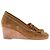 Apc Mocassins de camurça verde-oliva Camelo - vista 2