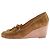 Apc Mocassins de camurça verde-oliva Camelo - vista 3