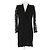 The Kooples Schwarzes Spitzen Midikleid