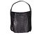 Autre Marque Borsa tote ICICLE in pelle nera traforata Nero - vista 2