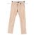 Pantalones de algodón rayados beige Louis Vuitton