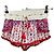 Autre Marque Rote Seidenshorts von POUPETTE ST BARTH