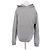 Amiri Hoodie aus Baumwolle grau
