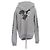 Amiri Hoodie aus Baumwolle grau - Ansicht 2