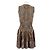Vestido Alexander McQueen sin mangas estampado leopardo beige - vista 2
