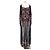 Autre Marque Robe noire brodée de fleurs Black
