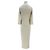 Autre Marque BOA Langes cremefarbenes Kleid mit langen Ärmeln Beige - Ansicht 2
