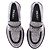 Mocassini Prada con Strass in Pelle Argentata 37 Argento - vista 6