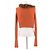 Top corto naranja Blumarine con cuello de piel sintética - vista 2