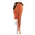 Top corto naranja Blumarine con cuello de piel sintética - vista 4