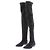 Prada Botas altas de ante Negro