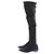 Prada Botas altas de ante Negro - vista 3