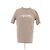 Autre Marque Camiseta ADISH marrom de algodão com logo branco
