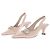 By Far Beige Absatzmules "Evita"