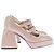 Nodaleto Bulla babies en cuir verni Beige - view 2