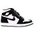 Nike Leder Sneakers "1 Retro High OG Panda" Weiß - Ansicht 2