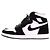 Nike Leder Sneakers "1 Retro High OG Panda" Weiß - Ansicht 3
