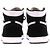Nike Leder Sneakers "1 Retro High OG Panda" Weiß - Ansicht 5
