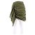 Autre Marque RHODE Minirock Khaki gerafft
