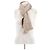 Sciarpa in seta beige con monogramma Gucci