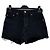 Re/Done Short aus dunkelgrauem Denim