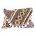 Antik Batik Bunt bestickte Clutch Mehrfarben