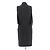Vestido midi negro sin mangas con cadenas doradas Givenchy - vista 2