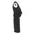 Vestido midi negro sin mangas con cadenas doradas Givenchy - vista 3