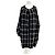 Poncho de lana Chloé negro y blanco