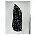 Poncho de lana Chloé negro y blanco - vista 3