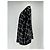 Poncho de lana Chloé negro y blanco - vista 4