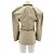 Autre Marque Blazer beige ajustado con hombreras - vista 2