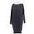 Vestido midi de seda azul marino Brunello Cucinelli con cuello de perlas