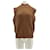 Autre Marque Ärmelloser Pullover in Braun  - Ansicht 1