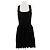 Alaïa Schwarzes trägerloses kurzes Kleid