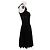 Alaïa Schwarzes trägerloses kurzes Kleid - Ansicht 3