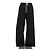 Rick Owens Schwarze weite Baumwollhose
