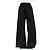 Rick Owens Schwarze weite Baumwollhose - Ansicht 2
