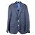Corneliani Blazer blu navy a righe in lana